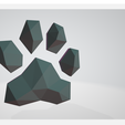 huella5.png Low poly dog print