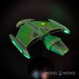 RomulanScienceShip1.jpg 1/1400 Scale Romulan Science Vessel