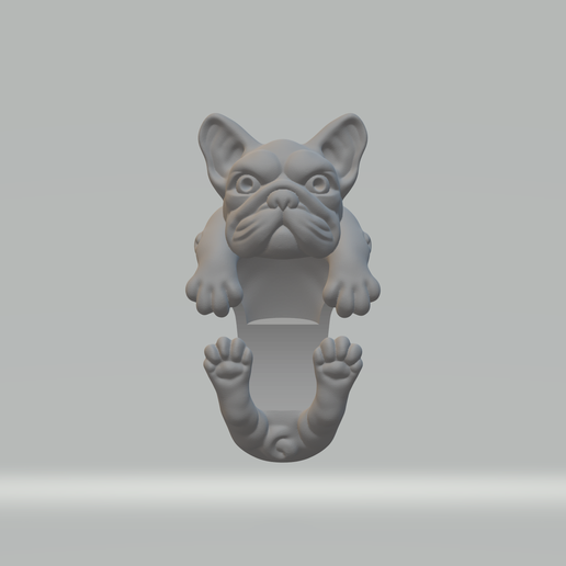 Pub Dog Ring 3D Model 3D print model 3D model