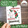 NTLMNC006.jpg 🎄🎅 Christmas Money Card holder - by AM-MEDIA (money card, Christmas gift, Money gift, Christmas Cash gift, Teen gift, Christmas gadget)