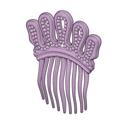 Hair-comb-11A-stl-low-91.png Fichier 3MF FRENCH PLEAT HAIR COMB Multi purpose Female Style Braiding Tool Hair styling roller braid accessories for girl headdress weaving fbh-11A 3d print cnc・Objet pour impression 3D à télécharger, Dzusto