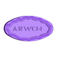 ARWEN.stl The Lord of the Rings LOTR I-II-III Nameplates 3D Models