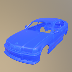 A016.png Файл STL BMW M3 E36 1992 PRINTABLE CAR Body・Шаблон для 3D-печати для загрузки, printinghub