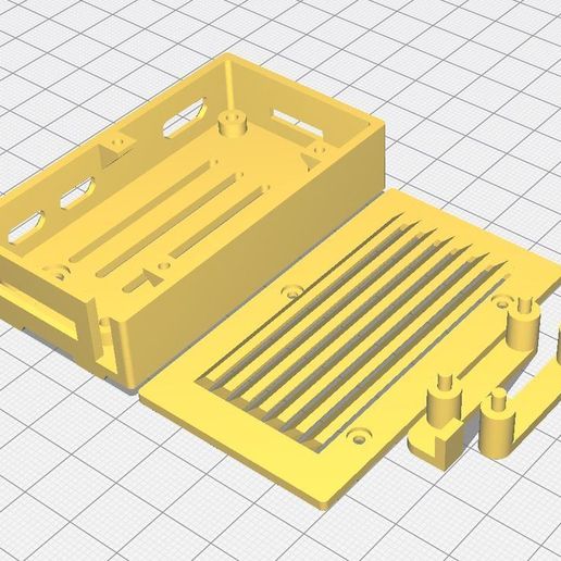 Slicer.JPG Чехол с креплением 4040 для Raspberry Pi Zero