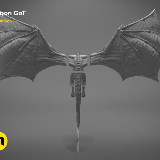 dragon-cut-white.3.png -Datei Drache GoT Lampe herunterladen • Objekt für 3D-Drucker, 3D-mon