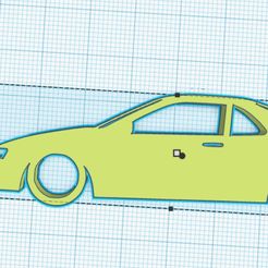 Web-capture_4-12-2023_143235_www.tinkercad.com.jpeg Брелок для ключей Toyota Paseo 1st Gen Silhouette