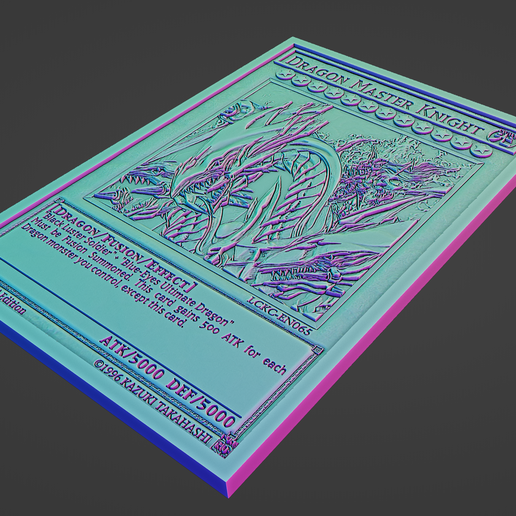 dragon master knight - yugioh STL File for Cults
