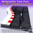 MDS_TRACK_DIGITAL_Lane-Changers_render3b.jpg MyDigitalSlot Left, Right and Double Lane-Changers, 3D printed DIY track parts for your 1/32 Digital Slot Car Racing Game