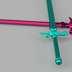 Sasha-swords-v2.png Amphibia - Sasha's swords - 3D Models