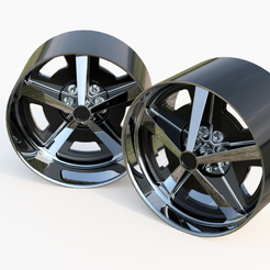 Coronet-funda2.png STL file CORONET WHEEL FOR 1/24 - 1/25 MODEL KIT.・Model to download and 3D print
