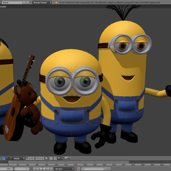 minions.png Free STL file Minions・3D printing model to download