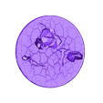 3_-_Cracked_Earth_and_Rocks.stl 1" -  4" Bases - Skyless Realms