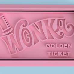 Golden-Ticket.png Golden ticket Wonka cookie cutter (Golden ticket wonka cookie cutter)