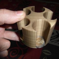 1.jpg Fichier STL gratuit Organiseur de monnaie Euro・Objet imprimable en 3D à télécharger