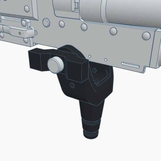 🔫 M240D Pintle and Adapter for M2(M122) Tripod・ 3D File for ・Cults