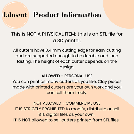 Product-information.png Heart polymer clay cutter