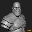 KratosBust01.jpg Kratos Bust