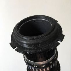 PL-flange M42-2.JPG STL file M42 lens to PL adapter・Design to download and 3D print