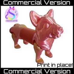 Corgiwobblebutt_commersial.jpg Fichier STL Corgi Wiggly Heartbutt *Version Commerciale・Modèle à imprimer en 3D à télécharger