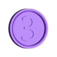 t3.stl Warhammer Underworld: Token "Round" 1,2 and 3