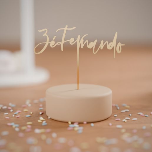 Zefernando - Name Cake Topper