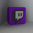 render-1.png Twitch logo desktop ornament tv icon ibai stream streaming streaming ornament