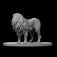 Lion_modeled.JPG Misc. Creatures for Tabletop Gaming Collection