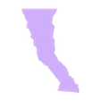 Baja California.stl Mapa de México Puzzle