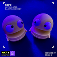 Comp_Repo_front.png R.E.P.O (Articulated eyes and mouth) Backpack buddy / keychain