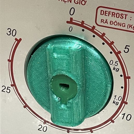 Microwave timer knob replacement