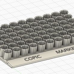 STL file Art Marker Storage Array 🎨・3D printer design to download・Cults