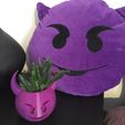 209f014ae9b78bab31a813fe9b7e066f_preview_featured.jpg Devil Emoji Planter / Pen Pot