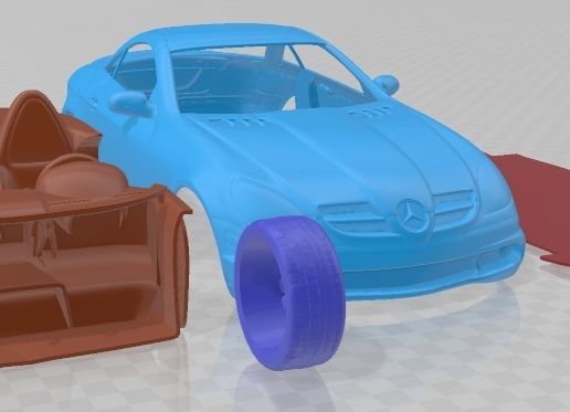 🚗 Mercedes SLK AMG 2005 Printable Car・ 3D File for 3D printing・Cults