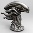 original-alien-xenomorph-bust-3d-model-stl (3).jpg Original Alien Xenomorph Bust