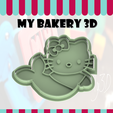 HelloKittySirena.png COOKIES CUTTER / EMPORTE-PIÈCE / COOKIE CUTTERS / HELLO KITTY FONDANT