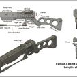 Overview.jpg Fallout 3 - AER9 Laser Rifle STL Files