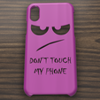 Case Iphone X Dont toch 1.png Case Iphone X/XS Dont touch