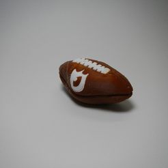 deflated_football.JPG Free STL file Deflated Football Deflategate・Template to download and 3D print
