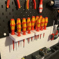 Pegboard Sharpie Holder by Rextruction