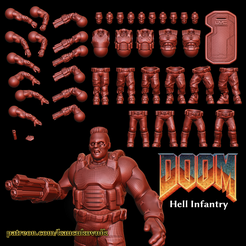 Hell_Infantry.png Archivo STL gratis Doom - Infantería infernal (Eterna)・Diseño por impresión en 3D para descargar