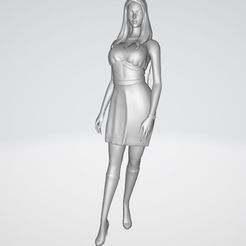 1.jpg Archivo STL Chica sexy MIHO・Modelo para descargar y imprimir en 3D, TriFx