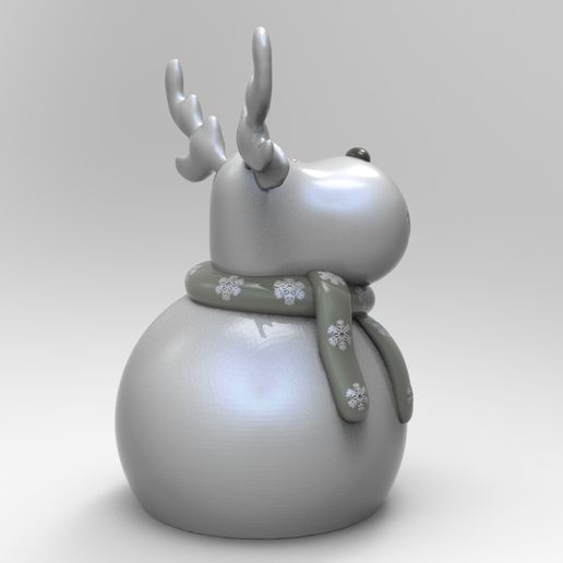 deer-3.33.jpg Descargar archivo STL DEER CHRISTMAS 3 • Objeto para impresión 3D, FabioDiazCastro