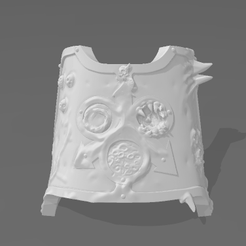 nurgle-leg-1.png STL file Sickly Leg Guards for Mars Wardog・3D printable design to download