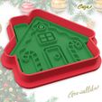 casa_navidad_cutters.jpg Christmas House Christmas Cookie Cutter