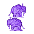 ShamanSplit.stl Shamanic Mammoth Rider (18mm scale)
