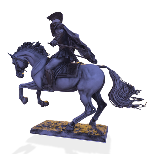 006.png HighPoly Древний воин на резвом скакуне