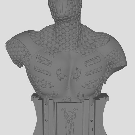 spiderman 2099 bust 3D model