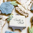 375441770_1005824080569450_8100330950376449543_n.jpg Flower Rose Bridal Wedding Cookie Cutter Set - SHARP edges! (Bride To Be, Rose, Wedding Sign, Floral Calendar)