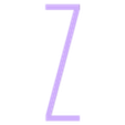 Z.stl Letters and Numbers ALIENS | Logo
