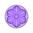 margarita08_female_stl.stl Margarita Flower 08 - Mold Silicon Maker - Template